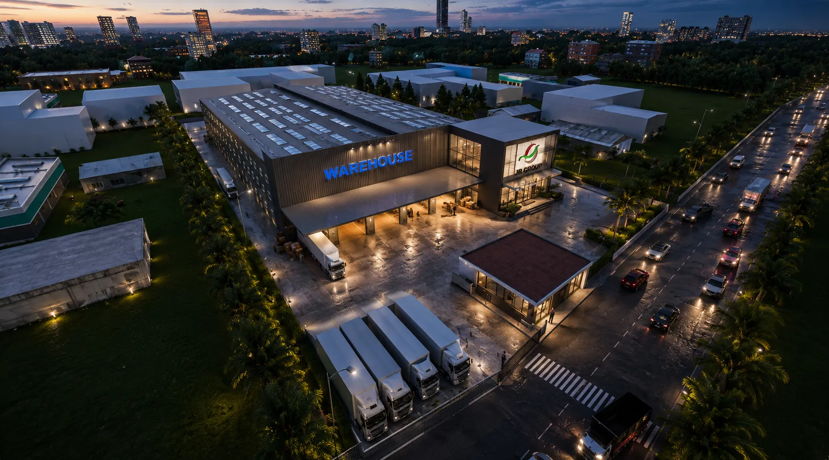 Eris Lifesciences Limited exterior, Guwahati, Assam — 2,50,000 sq ft pharmaceutical facility designed by Geometrix Architects